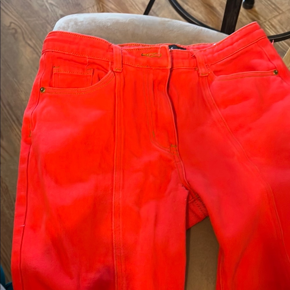 Bright Red Pants